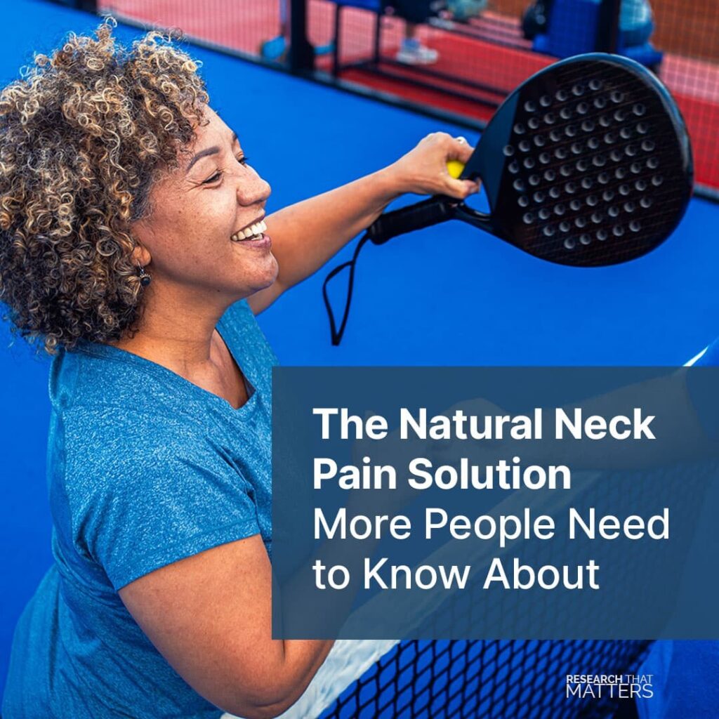The Natural Neck Pain Solution More People Need to Know About