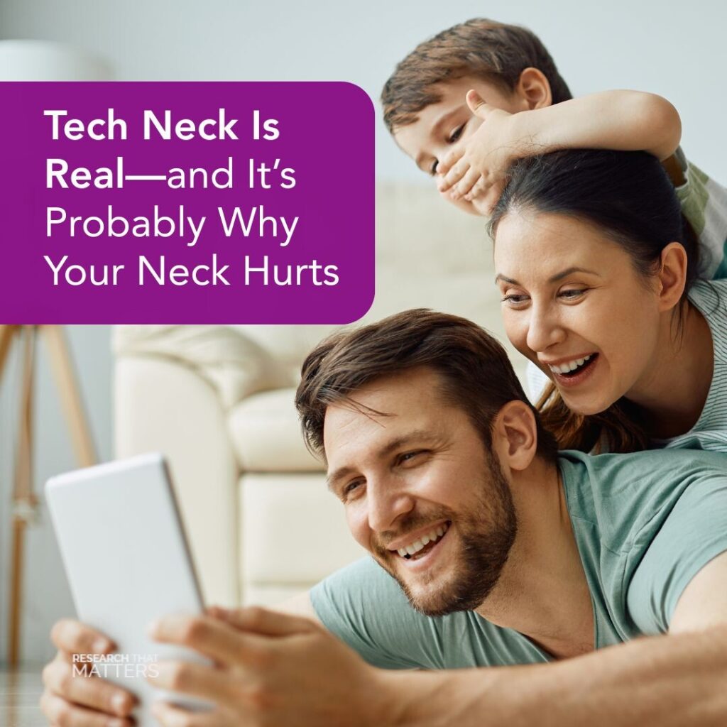 Tech Neck Is Real—and It’s Probably Why Your Neck Hurts 